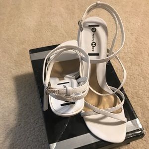 Cute white heels